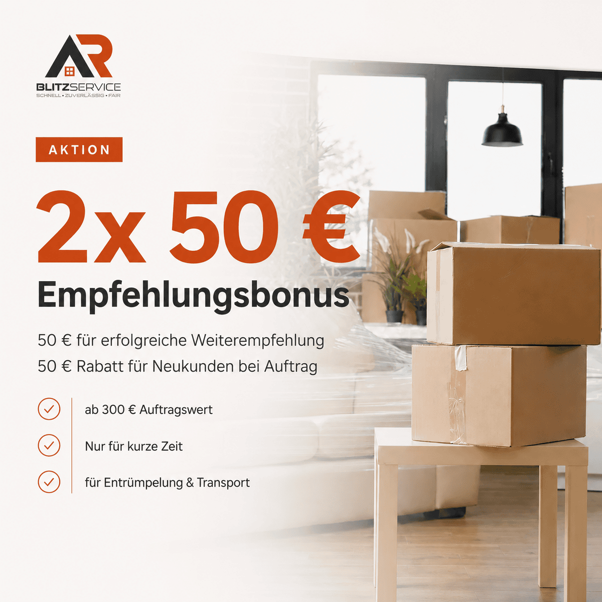 Entrümpelung, Haushaltsauflösung, Wohnungsauflösung, Umzug, Transport, fachgerechte Entsorgung